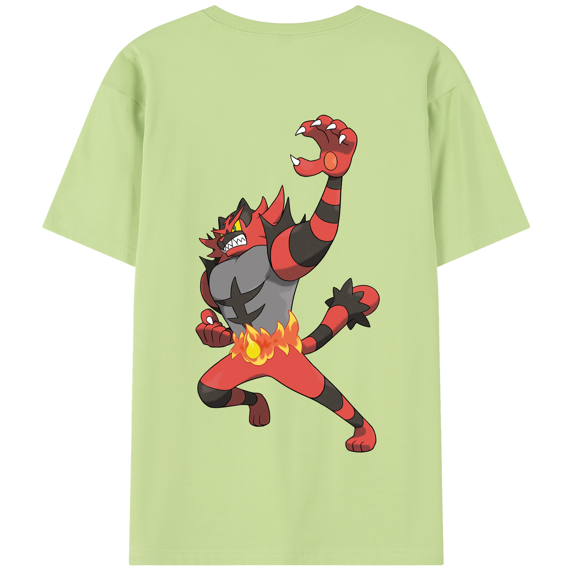 （画像用） ポケットモンスター Pokémon 綿100％半袖Tシャツ（背面プリント）